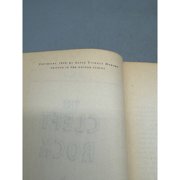 The Cleft Rock By Alice Tisdale Hobart Hardcover Book 1948 English READ - Picture 7 of 9